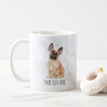 French Bulldog Personalized Mug<br><div class="desc">This personalized French Bulldog dog mug can be personalized with any message and is the perfect gift for any Frenchie dog lover!</div>