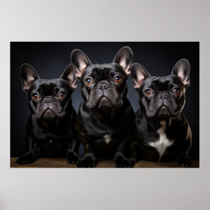 French Bulldog Pet Animal Portrait Nature Beauty Poster