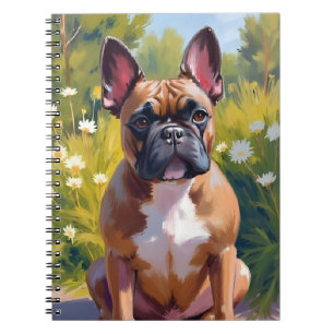 French Bulldog Pet Painting Dog Art Notebook