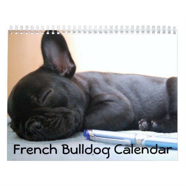 French Bulldog Photos Calendar 2026 (Cover)