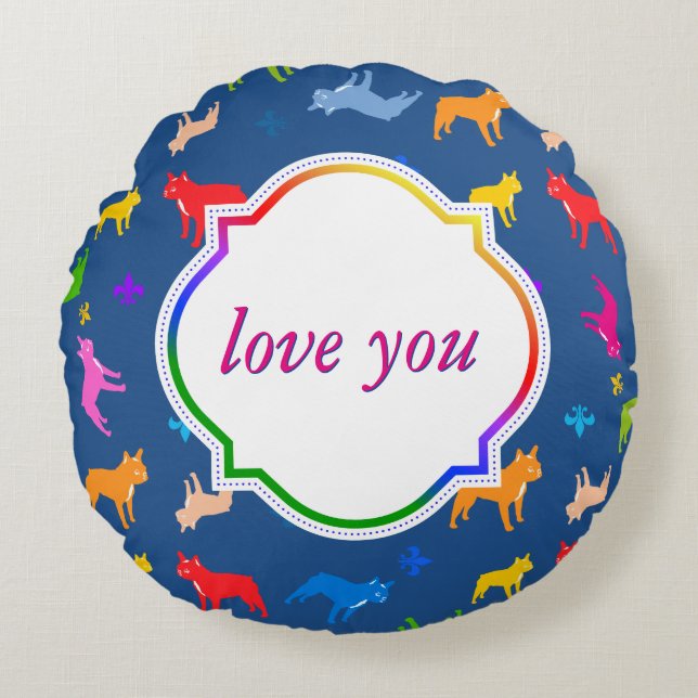 French Bulldog Pillow (Front)