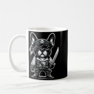 French Bulldog Pirate Dog Halloween Party Coffee Mug