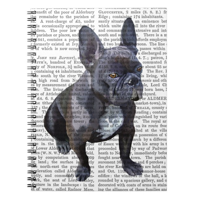 French Bulldog Plain Notebook (Front)