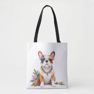 French Bulldog Playful Adorable Fun Joyful Animal Tote Bag