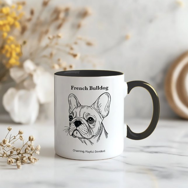 French Bulldog Portrait Mug (Creator Uploaded)