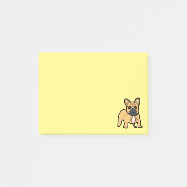 French Bulldog Post-it Notes (Front)
