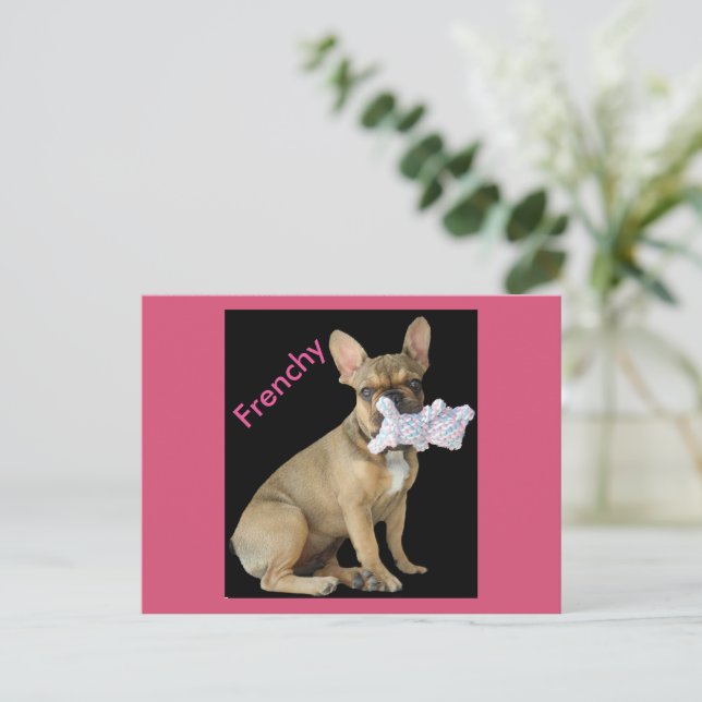 French Bulldog postcard (Standing Front)