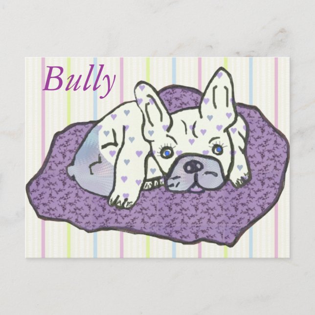 French Bulldog Postcard (Front)