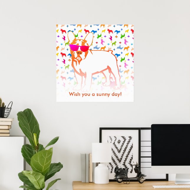 French Bulldog Poster (Home Office)
