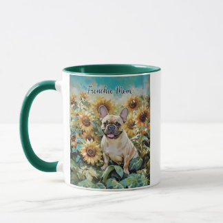 French Bulldog "Pug Mum" Coffee Mug two tone