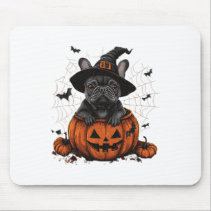 French Bulldog Pumpkin Halloween Thanksgiving Men Mouse Pad