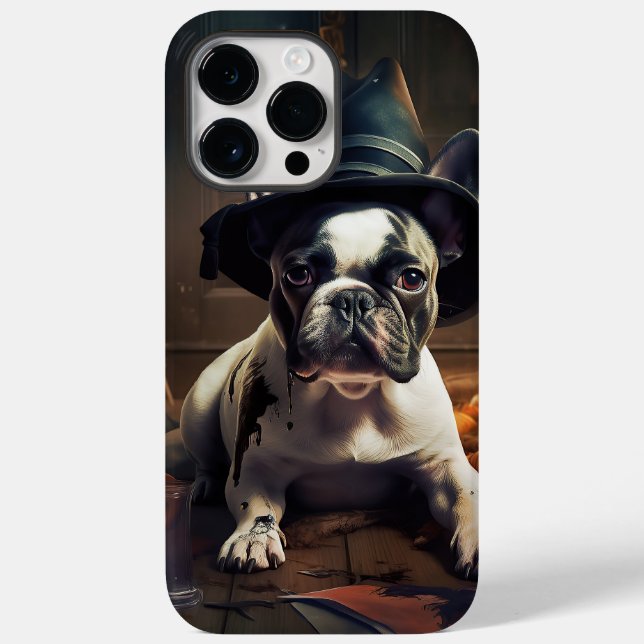 French Bulldog Pumpkins Halloween Scary Case-Mate iPhone Case (Back)