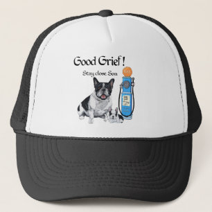 French Bulldog & Pup - Gas Prices Trucker Hat