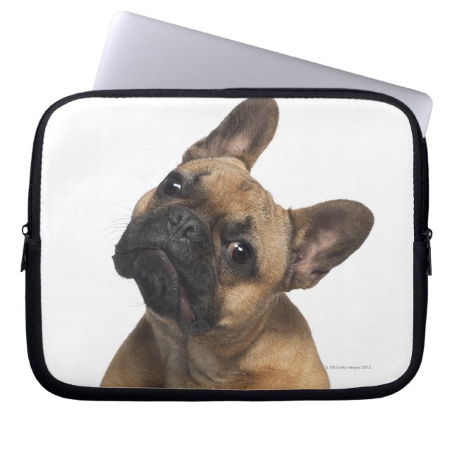 French Bulldog puppy (7 months old) Laptop Sleeve (Front)