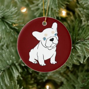 French Bulldog Puppy Cartoon Ornament
