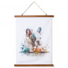 French Bulldog Puppy Frenchie Watercolor Art
