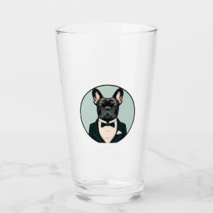 French Bulldog Puppy Glass