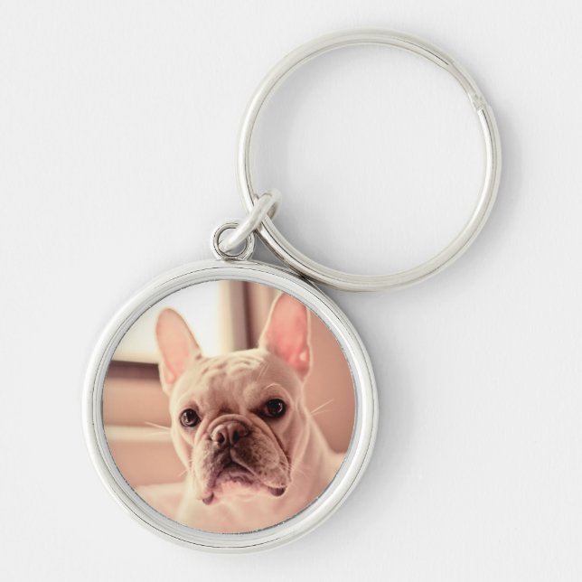French Bulldog Puppy Key Ring (Front)