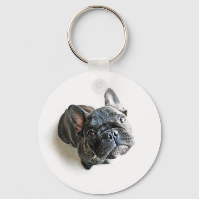 French Bulldog Puppy Key Ring (Front)