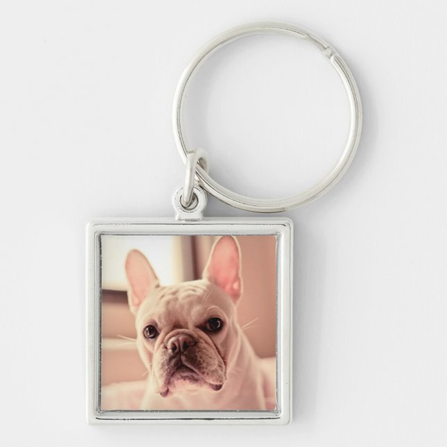 French Bulldog Puppy Key Ring (Front)