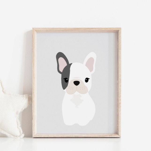 French Bulldog Puppy Nursery & Kids Room Poster (Creator Uploaded)