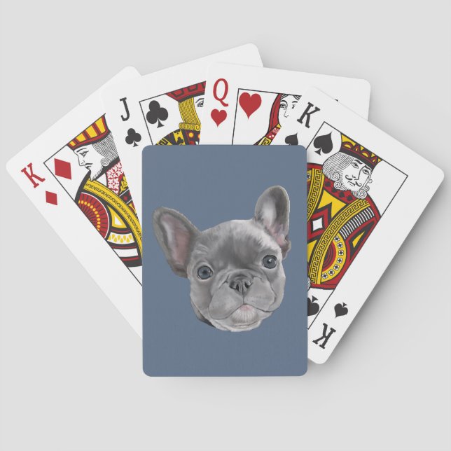 French Bulldog Puppy Playing Cards (Back)