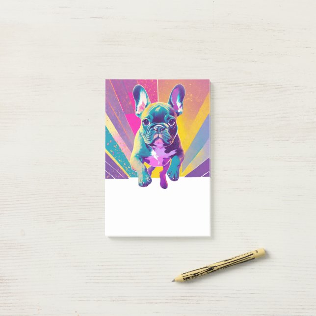 French Bulldog Puppy  Post-it Notes (On Desk)