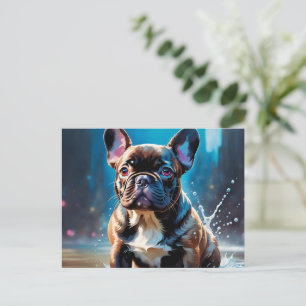 French Bulldog Puppy Postcard