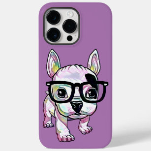 French Bulldog Puppy With Glasses Case-Mate iPhone 14 Pro Max Case
