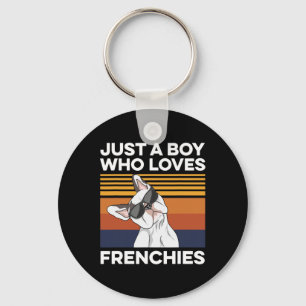 French Bulldog Quote For Your Frenchie Husband Key Ring