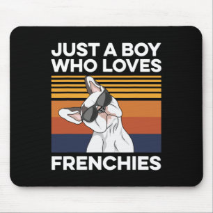 French Bulldog Quote For Your Frenchie Husband Mouse Pad