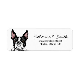 French Bulldog Return Address Label