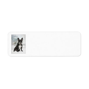 French Bulldog Return Address Label