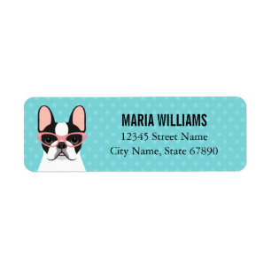 French Bulldog Return Address Labels