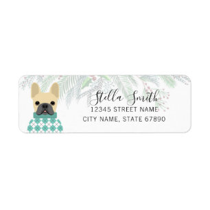 French Bulldog Return Address Labels