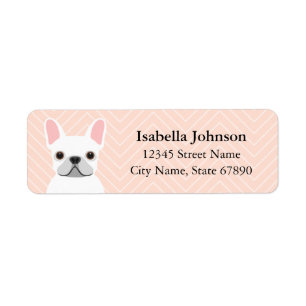French Bulldog Return Address Labels