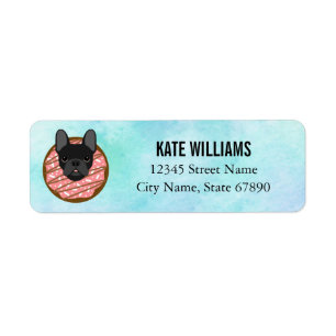 French Bulldog Return Address Labels