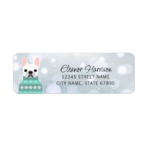 French Bulldog Return Address Labels