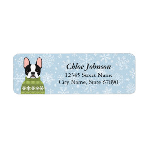 French Bulldog Return Address Labels