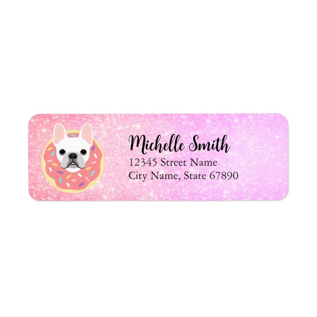 French Bulldog Return Address Labels (Front)
