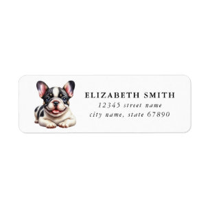 French Bulldog Return Address Labels