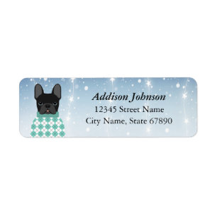 French Bulldog Return Address Labels