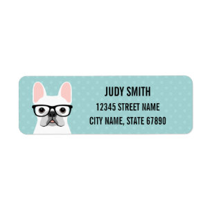 French Bulldog Return Address Labels