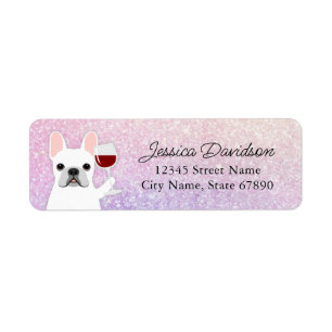 French Bulldog Return Address Labels