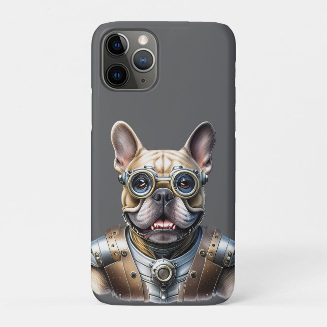 French Bulldog Robot Father's Day Case-Mate iPhone Case (Back)