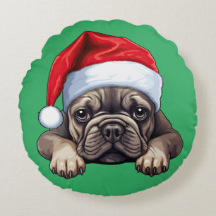 French Bulldog Round Cushion