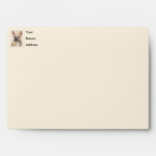 French Bulldog (Sable) Painting - Cute Original Do Envelope