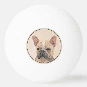 French Bulldog (Sable) Painting - Cute Original Do Ping Pong Ball