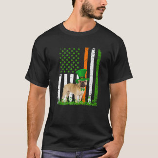 French Bulldog Saint Patrick's Day Dogs Lover Amer T-Shirt