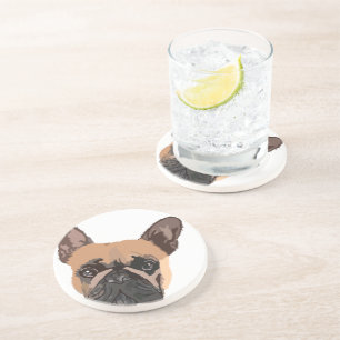 French Bulldog Sandstone Coaster